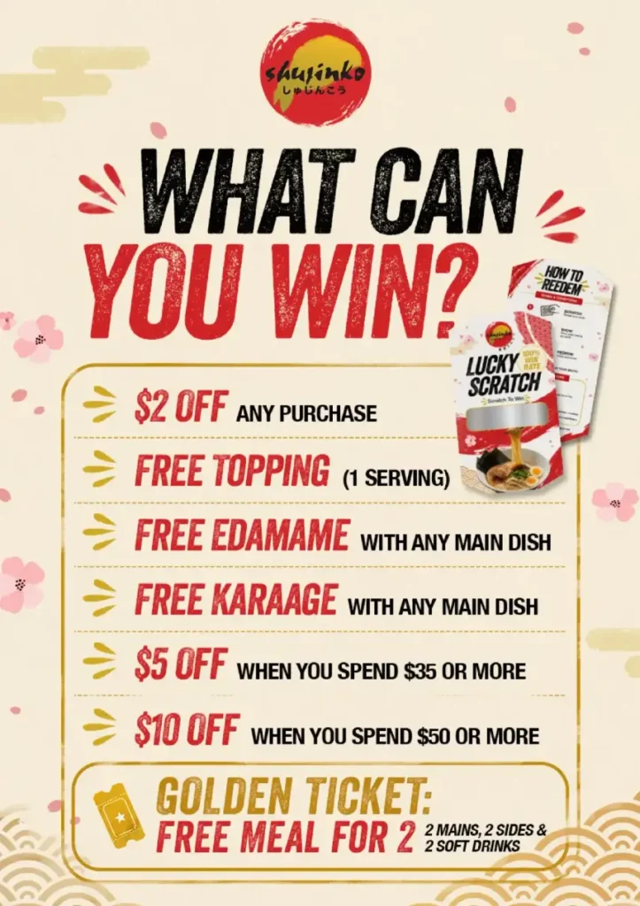 Shujiko special scratch card